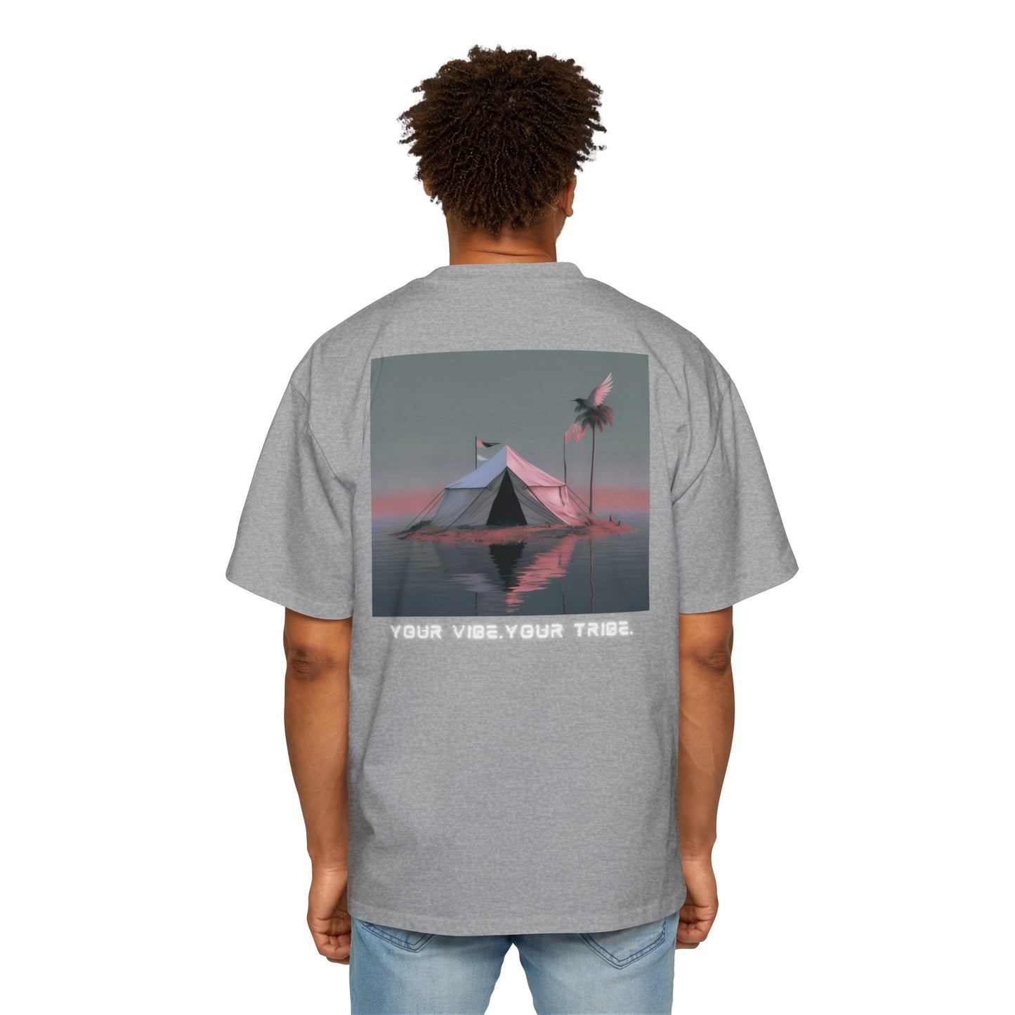 Men's Oversized "Tribe" Tee (Heather)