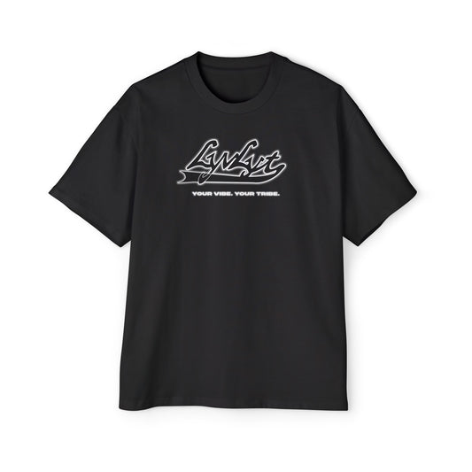 Men's Oversized "Tribe" Tee (Pitch Black)