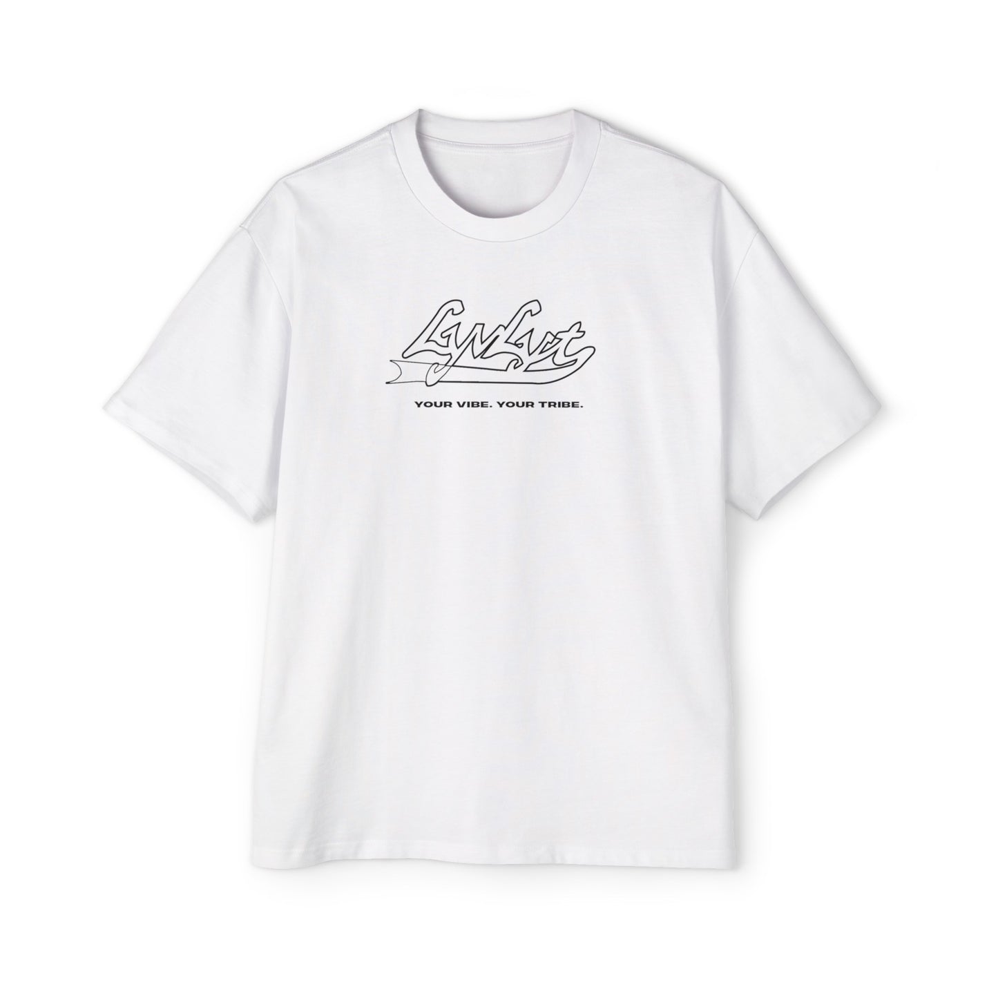 Men's Oversized "Tribe" Tee (Pure White)